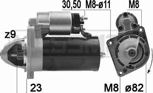 Messmer 220185A - Starteris autospares.lv