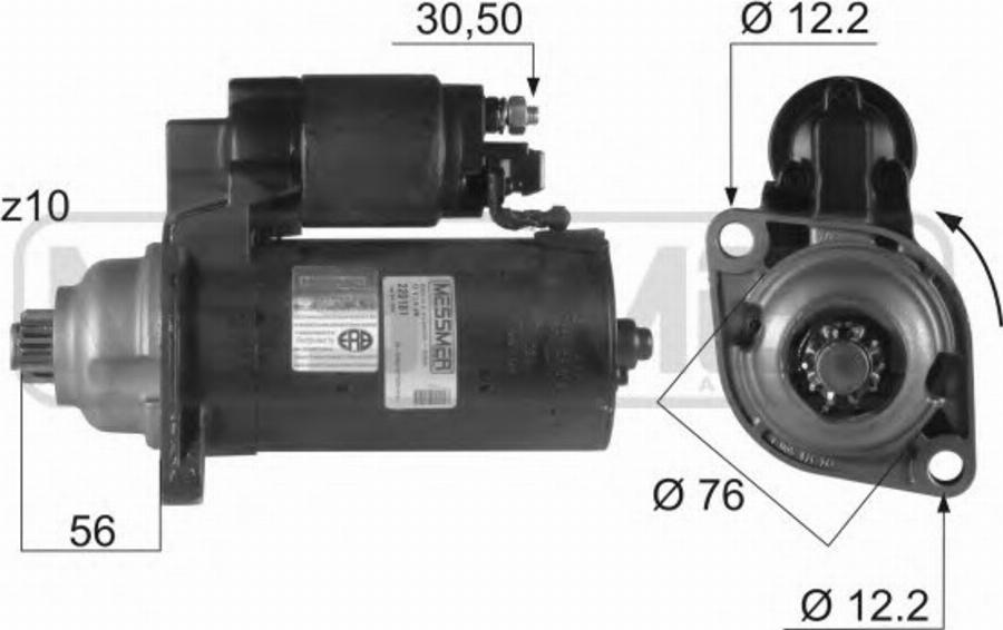 Messmer 220181 - Starteris autospares.lv