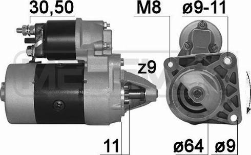 Messmer 220182A - Starteris www.autospares.lv