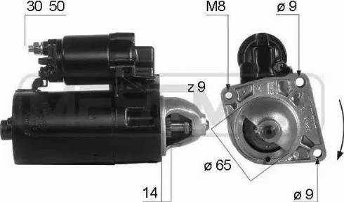 Messmer 220182 - Starteris www.autospares.lv