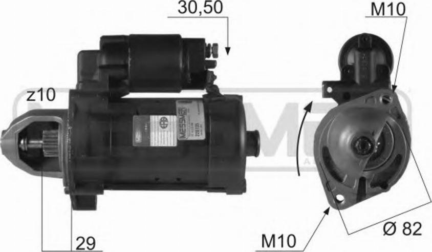 Messmer 220135 - Starter www.autospares.lv