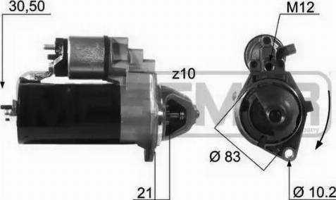 Messmer 220132 - Starteris www.autospares.lv