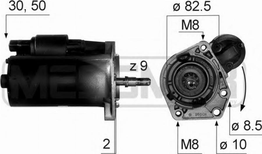 Messmer 220128 - Starteris autospares.lv