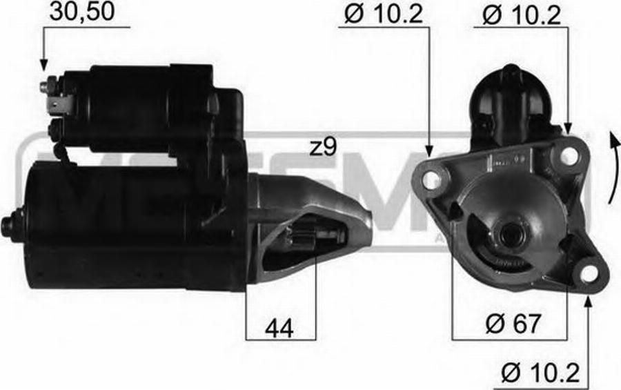 Messmer 220173 - Starteris autospares.lv