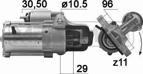 Messmer 220897 - Стартер www.autospares.lv