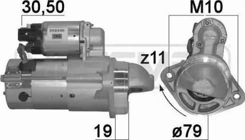 Messmer 220854 - Starteris www.autospares.lv