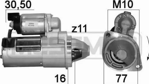 Messmer 220850 - Starteris autospares.lv