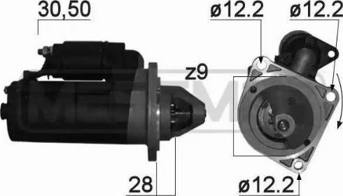 Messmer 220858 - Starteris autospares.lv