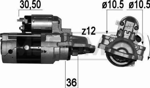 Messmer 220866 - Starteris autospares.lv