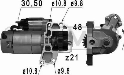 Messmer 220801 - Стартер www.autospares.lv