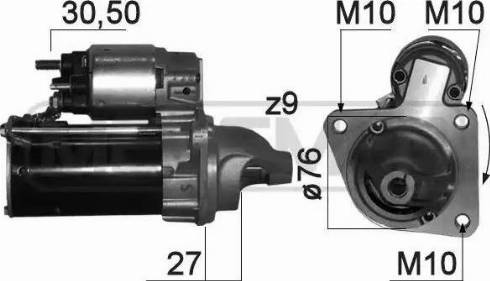 Messmer 220838 - Starteris autospares.lv