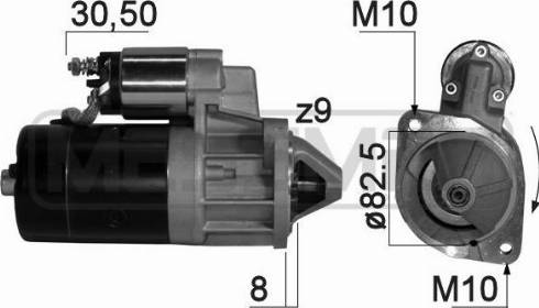 Messmer 220822A - Starteris autospares.lv