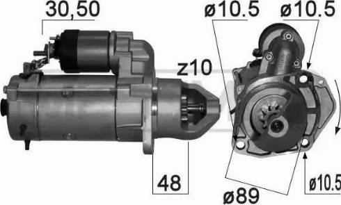 Messmer 220879 - Starteris www.autospares.lv