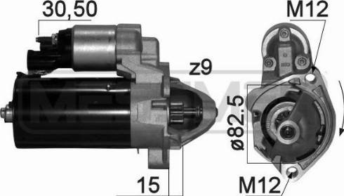 Messmer 220870A - Starter www.autospares.lv