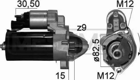 Messmer 220870 - Starteris autospares.lv