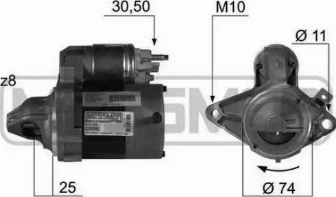 Messmer 220395 - Starteris autospares.lv