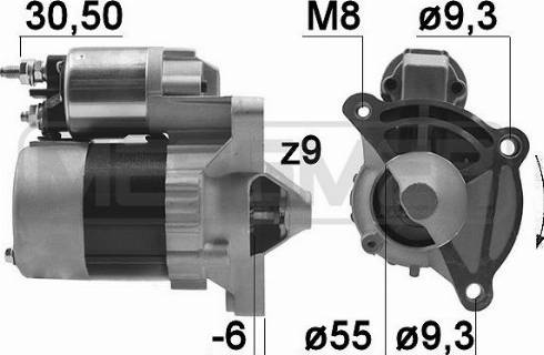 Messmer 220392A - Starteris autospares.lv