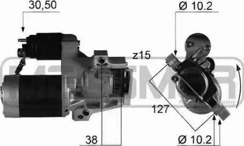 Messmer 220340 - Starteris www.autospares.lv