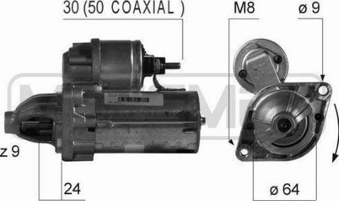 Messmer 220359A - Starter www.autospares.lv