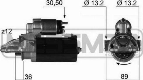 Messmer 220353A - Starteris autospares.lv