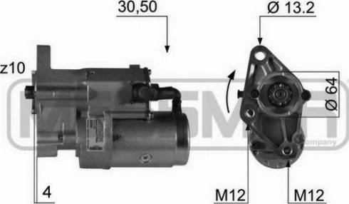 Messmer 220352A - Starteris www.autospares.lv