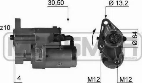 Messmer 220352 - Starteris www.autospares.lv