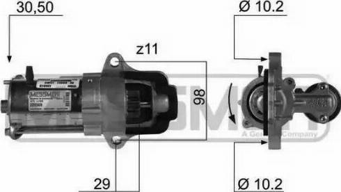 Messmer 220369 - Starteris autospares.lv