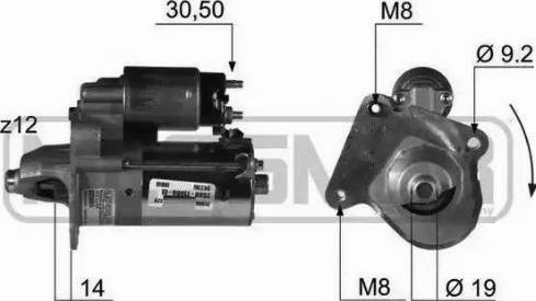 Messmer 220366 - Стартер www.autospares.lv