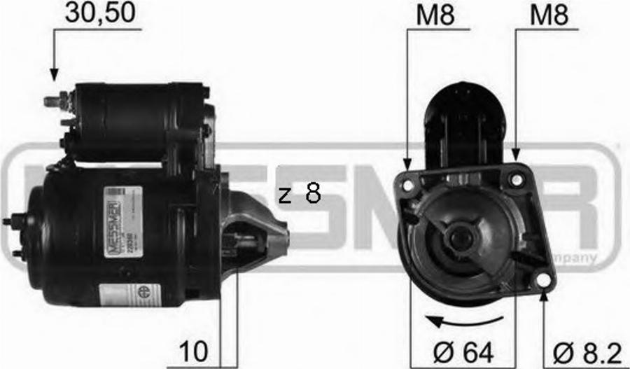 Messmer 220360 - Starteris autospares.lv