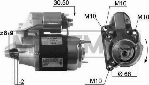 Messmer 220389A - Starteris autospares.lv