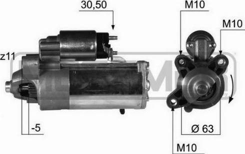 Messmer 220375A - Starteris www.autospares.lv