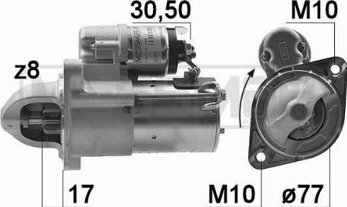 Messmer 220377A - Starteris www.autospares.lv