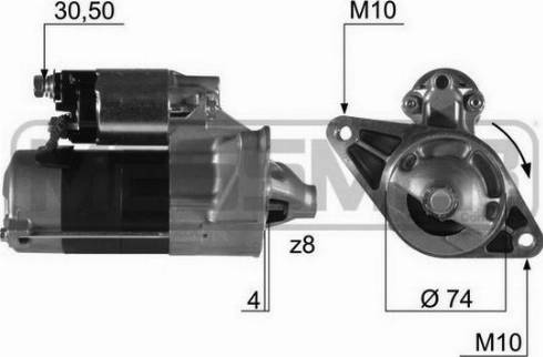 Messmer 220209A - Starteris www.autospares.lv