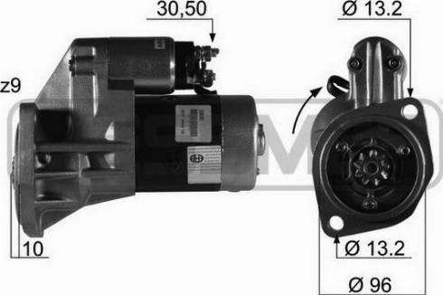 Messmer 220202A - Starteris autospares.lv