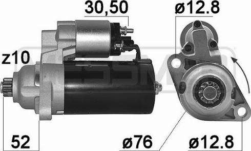 Messmer 220212A - Starteris www.autospares.lv