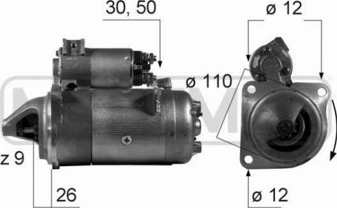 Messmer 220282A - Starteris www.autospares.lv