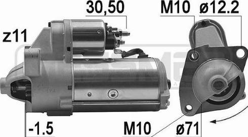 Messmer 220796 - Стартер www.autospares.lv