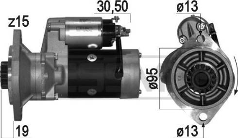 Messmer 220798A - Стартер www.autospares.lv