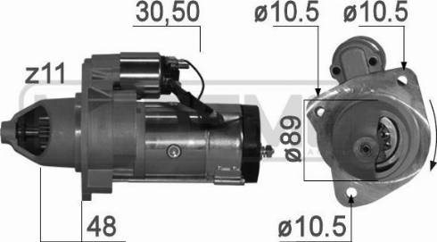 Messmer 220792A - Starter www.autospares.lv