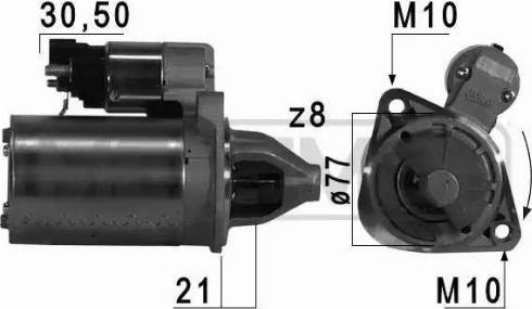 Messmer 220744 - Starteris autospares.lv