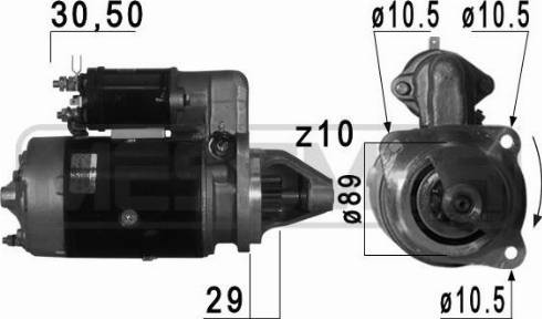 Messmer 220741A - Starteris autospares.lv