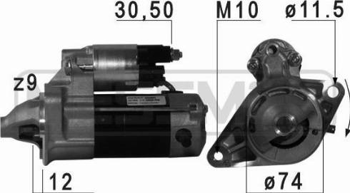 Messmer 220759A - Starteris www.autospares.lv