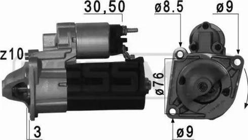 Messmer 220756 - Starter www.autospares.lv