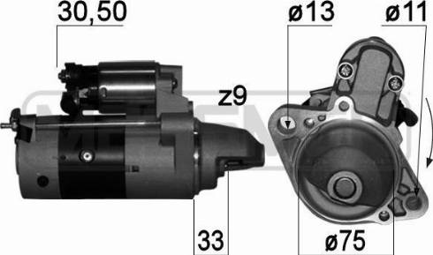 Messmer 220763A - Стартер www.autospares.lv