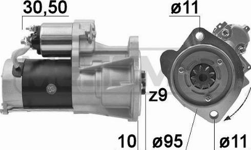 Messmer 220713A - Starteris autospares.lv