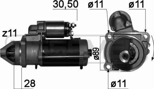 Messmer 220731A - Starteris www.autospares.lv