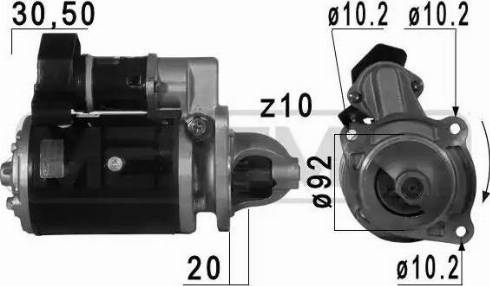 Messmer 220737 - Starteris www.autospares.lv