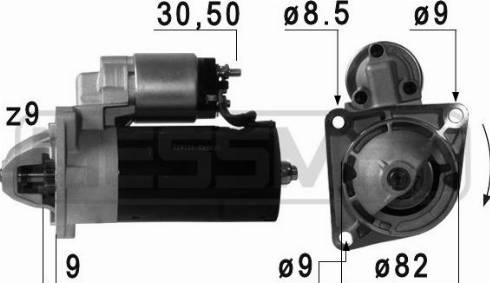 Messmer 220720A - Starteris autospares.lv