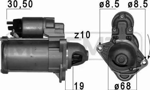 Messmer 220 771 - Starteris www.autospares.lv