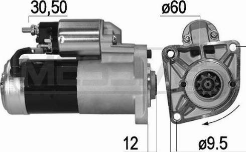 Messmer 221010A - Стартер www.autospares.lv